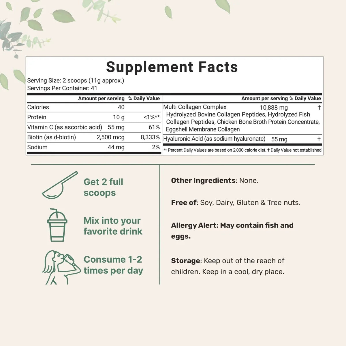COLLAGEN PEPTIDES MULTI