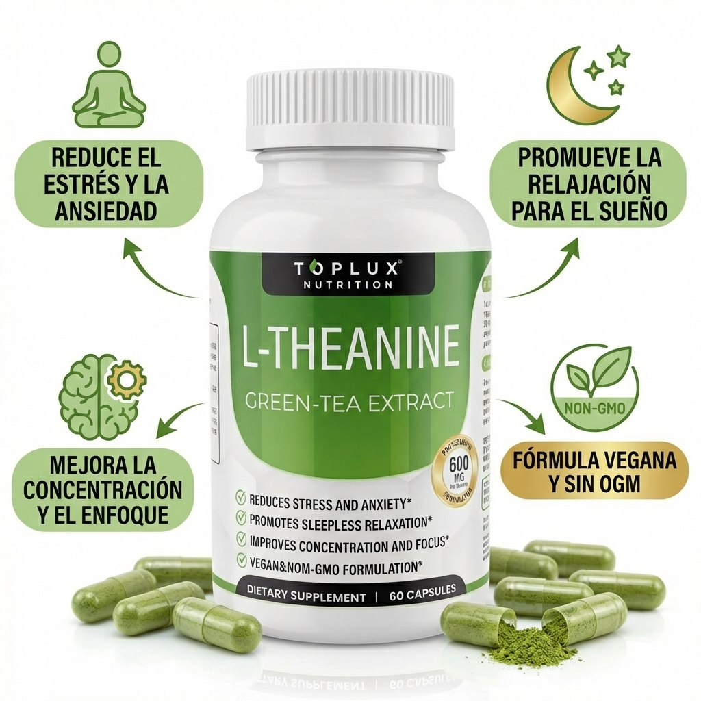 L - Theanina Gree Tea Extract 60 Cap
