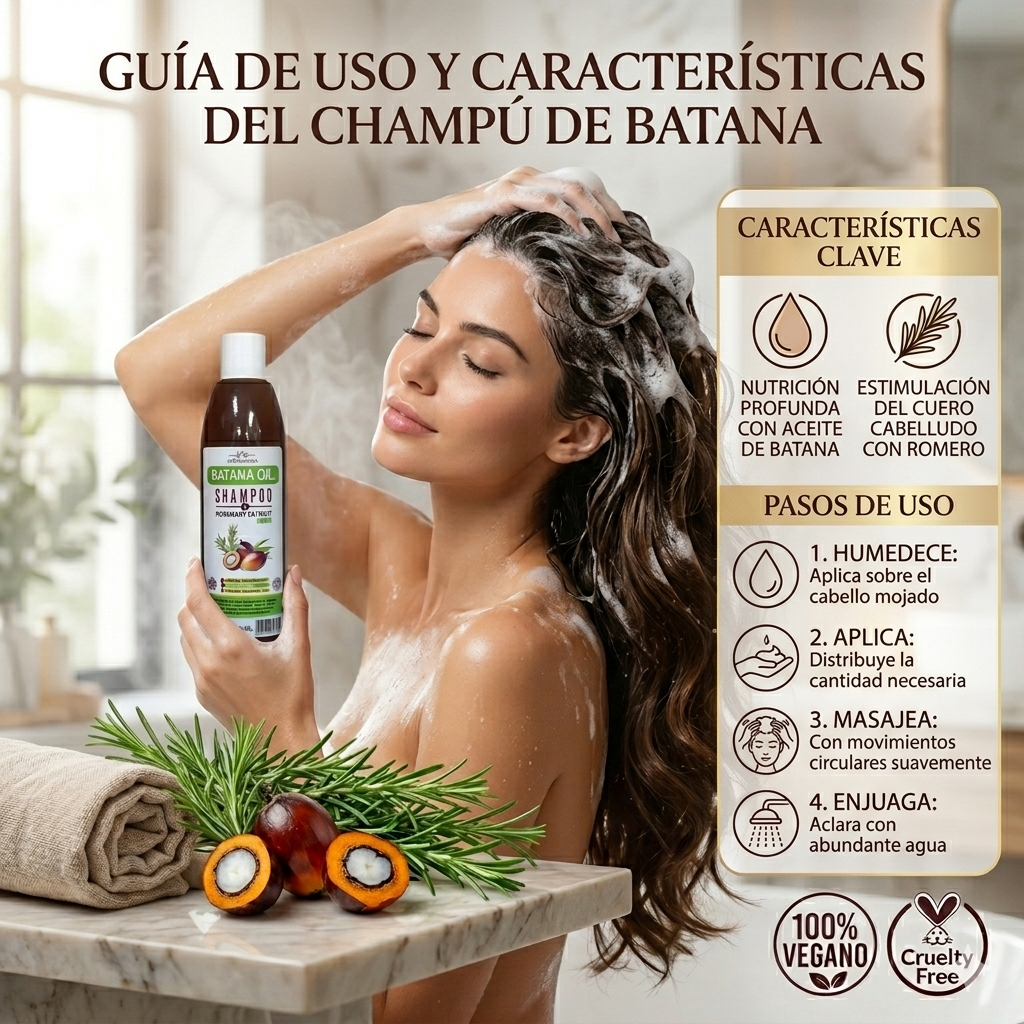 Shampoo Batana Crecimiento Cabello