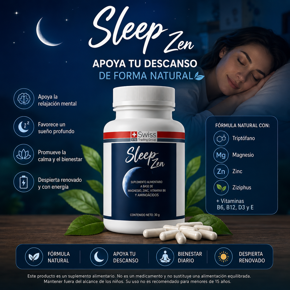 Sleep Zen - Cápsulas para el Insomnio