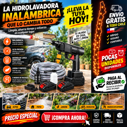 HIDROLAVADORA INALÁMBRICA