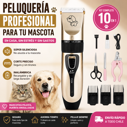 Kit Profesional Cortadora Pelo Mascota