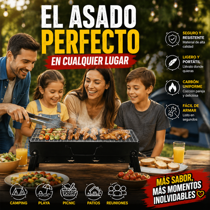 PARRILLA PORTATIL PLEGABLE