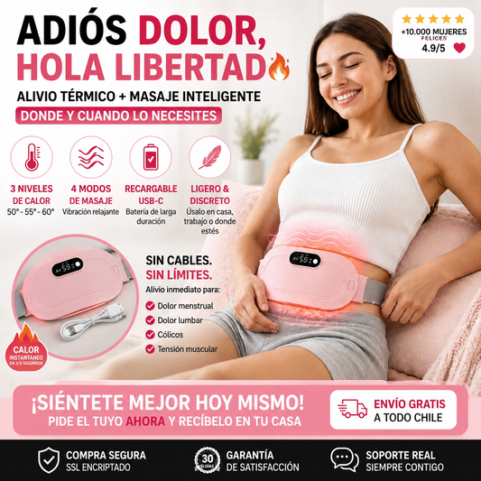 CINTURON ELÉCTRICO PARA CÓLICOS