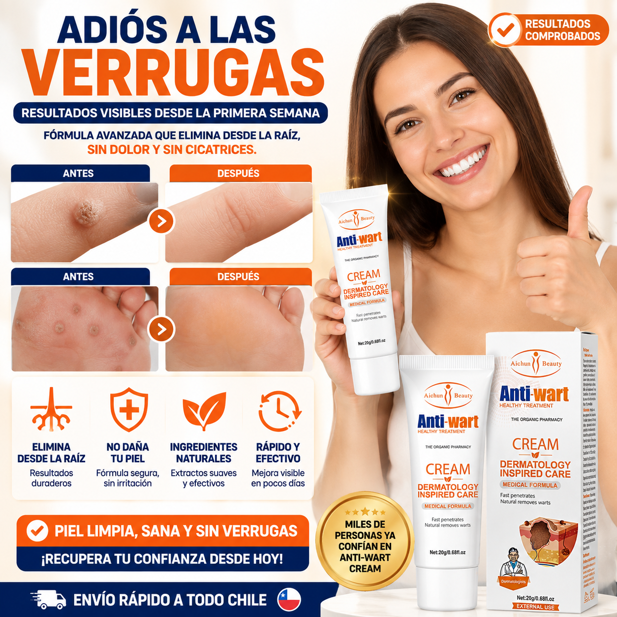 Crema Anti Verrugas