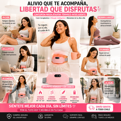CINTURON ELÉCTRICO PARA CÓLICOS