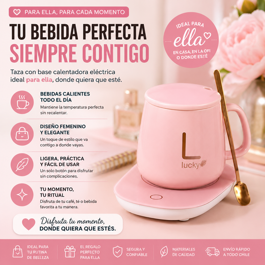 Taza Con Calentador Eléctrico 55°c