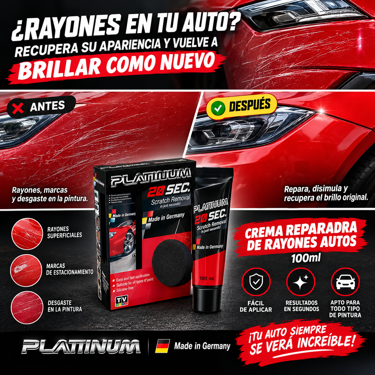 Crema Reparadora De Rayones 100ml
