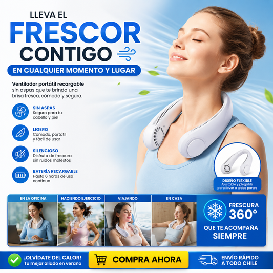 VENTILADOR DE CUELLO PORTATIL