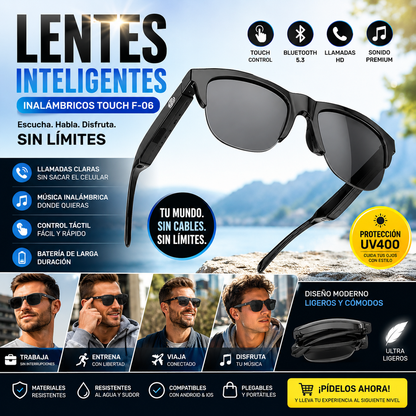 Lentes Inteligentes Inalámbricos Touch