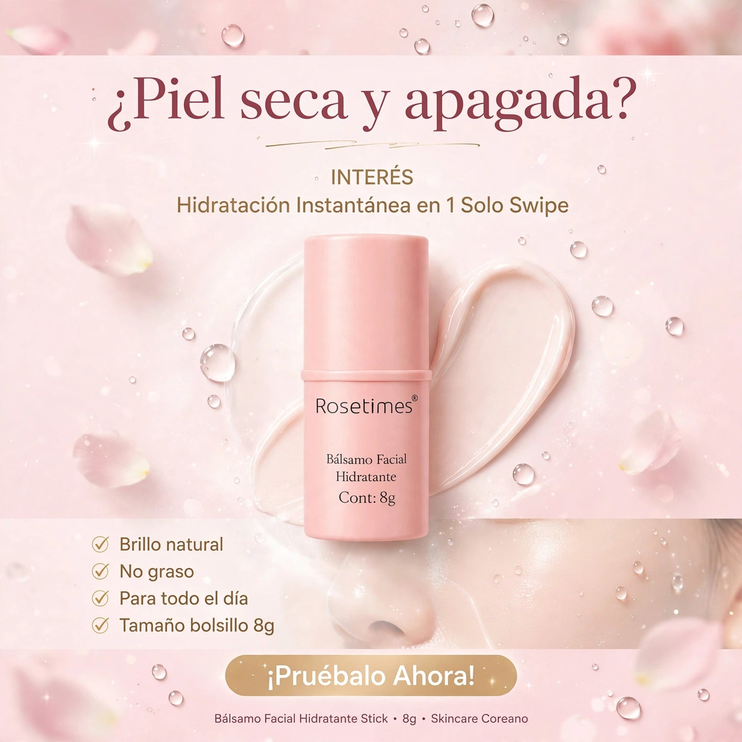 Bálsamo Facial Hidratante Antiarrugas