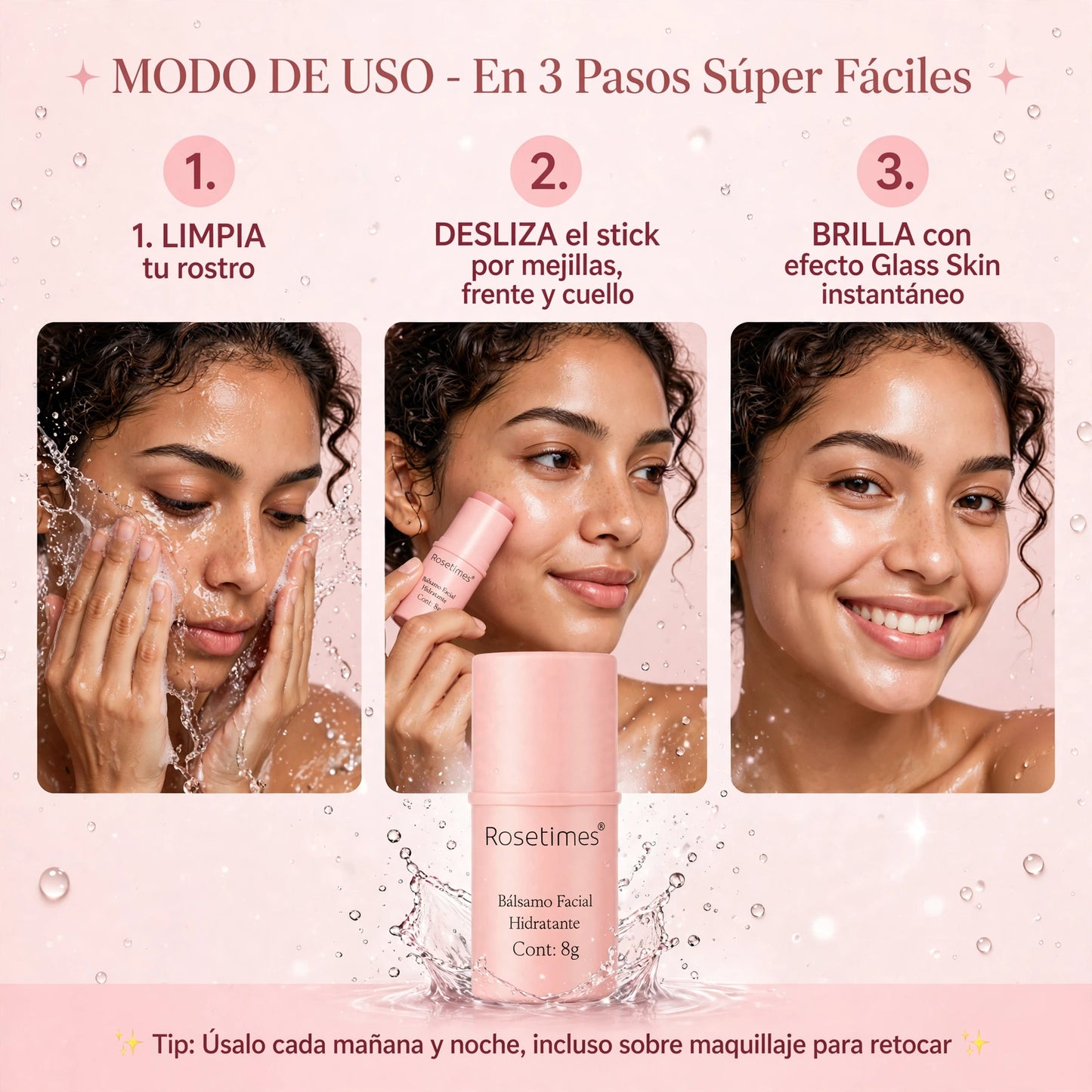 Bálsamo Facial Hidratante Antiarrugas