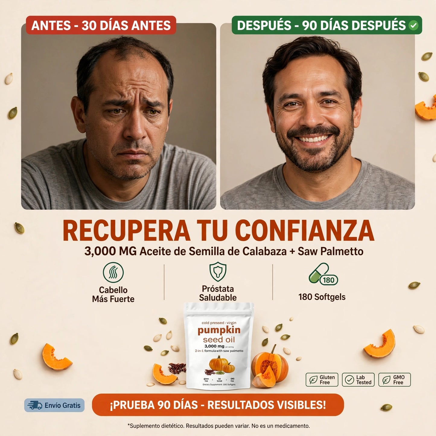 PUMPKIN CALABAZA MICROINGREDIENTS 90 CAP