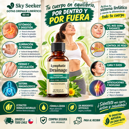 Sky Seeker Gotas Drenaje Linfático 60 ml