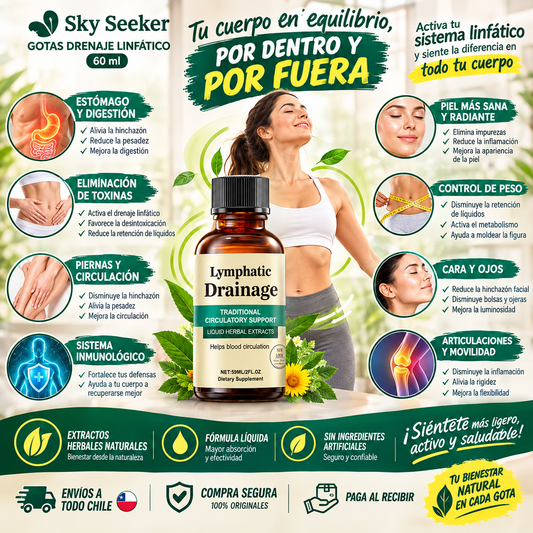 Sky Seeker Gotas Drenaje Linfático 60 ml