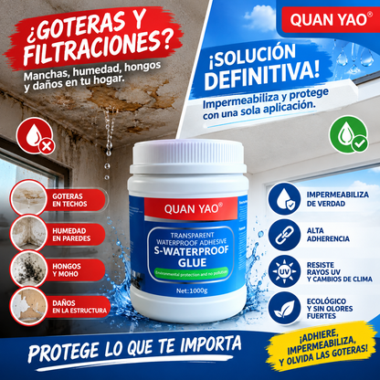 Agente Impermeable Transparente 1KG