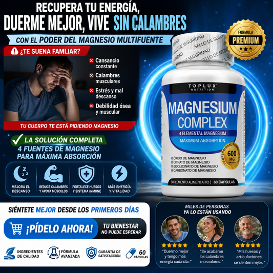 MAGNESIO COMPLEX 600MG