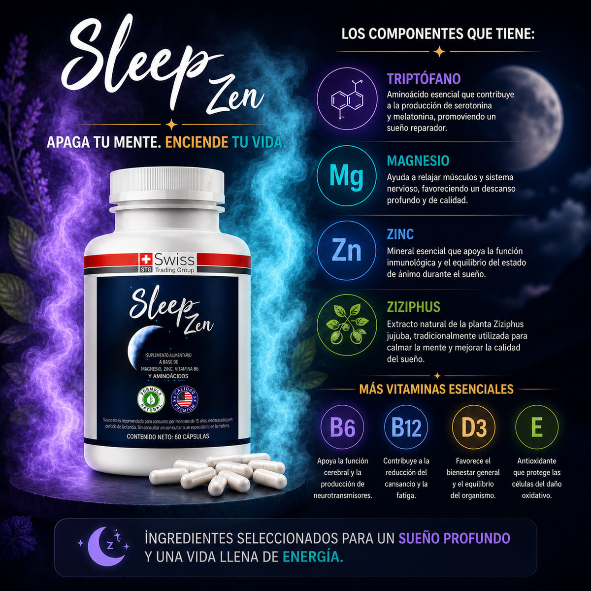 Sleep Zen - Cápsulas para el Insomnio