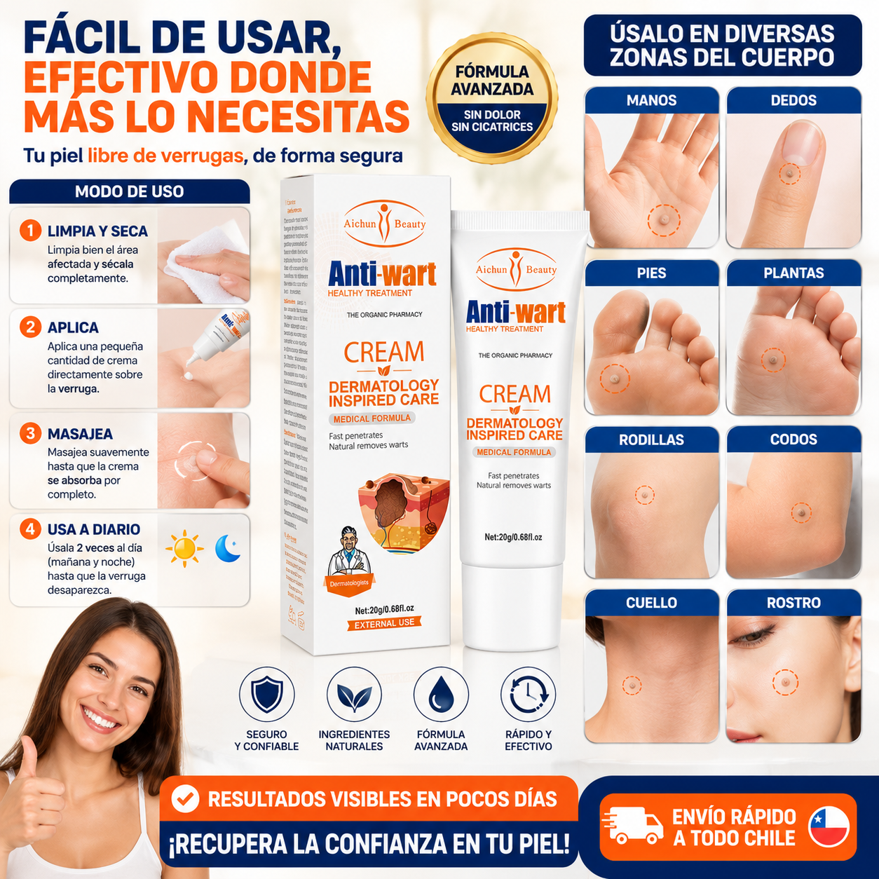Crema Anti Verrugas