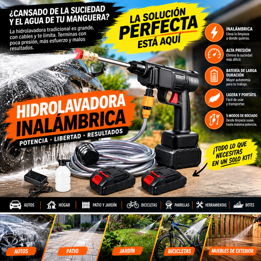 HIDROLAVADORA INALÁMBRICA
