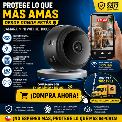 Mini Cámara Espia De Seguridad