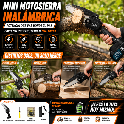 Mini Motosierra Portátil