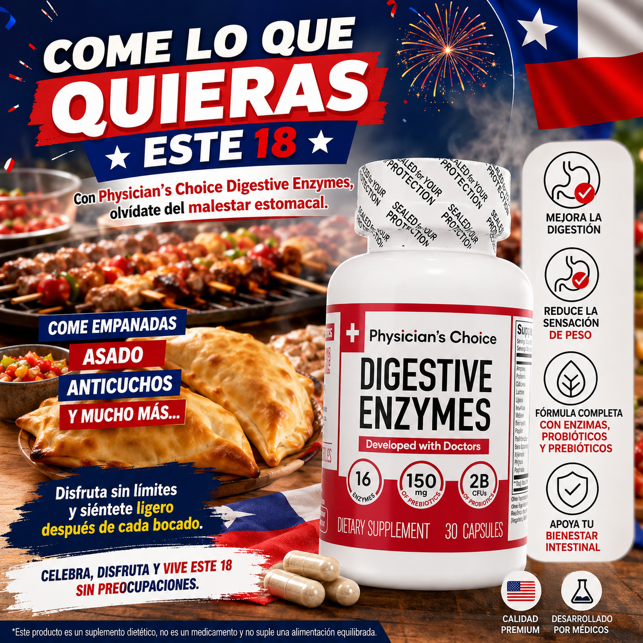 DIGESTIVE ENZYME 30 CAPS