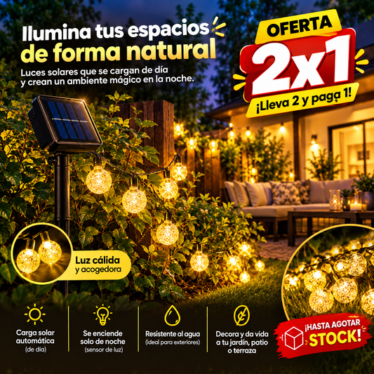 Luz Solar Esferica De 3 Metros