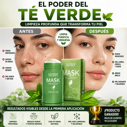 Mascarilla Natural Limpiadora te verde