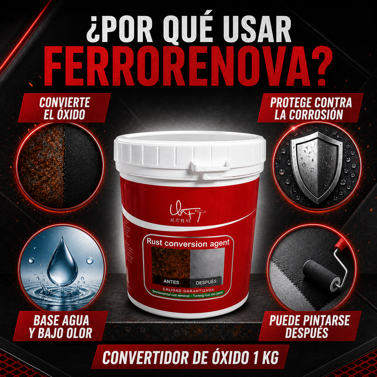 Convertidor Óxido Anticorrosivo 1KG