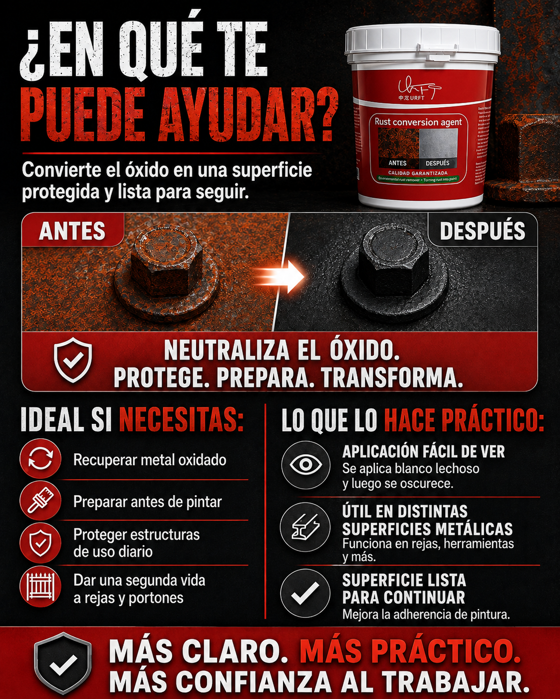 Convertidor Óxido Anticorrosivo 1KG
