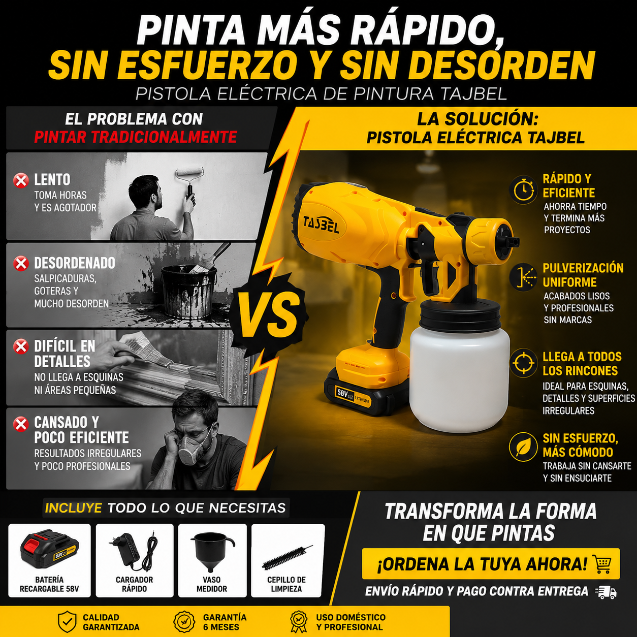 Pistola Pulverizadora Pintura Tasbel
