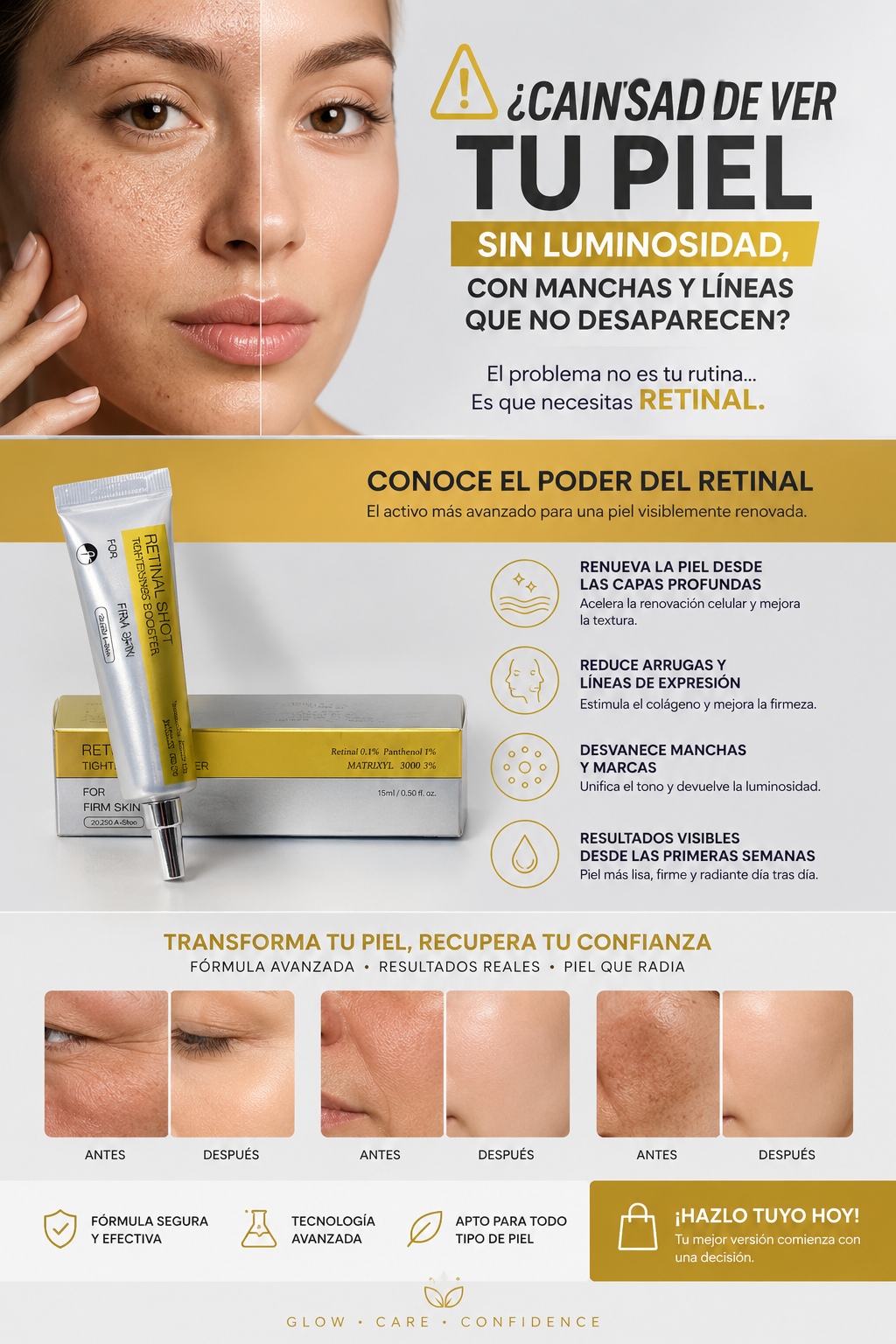Retinal Shot Crema Facial 15 ml